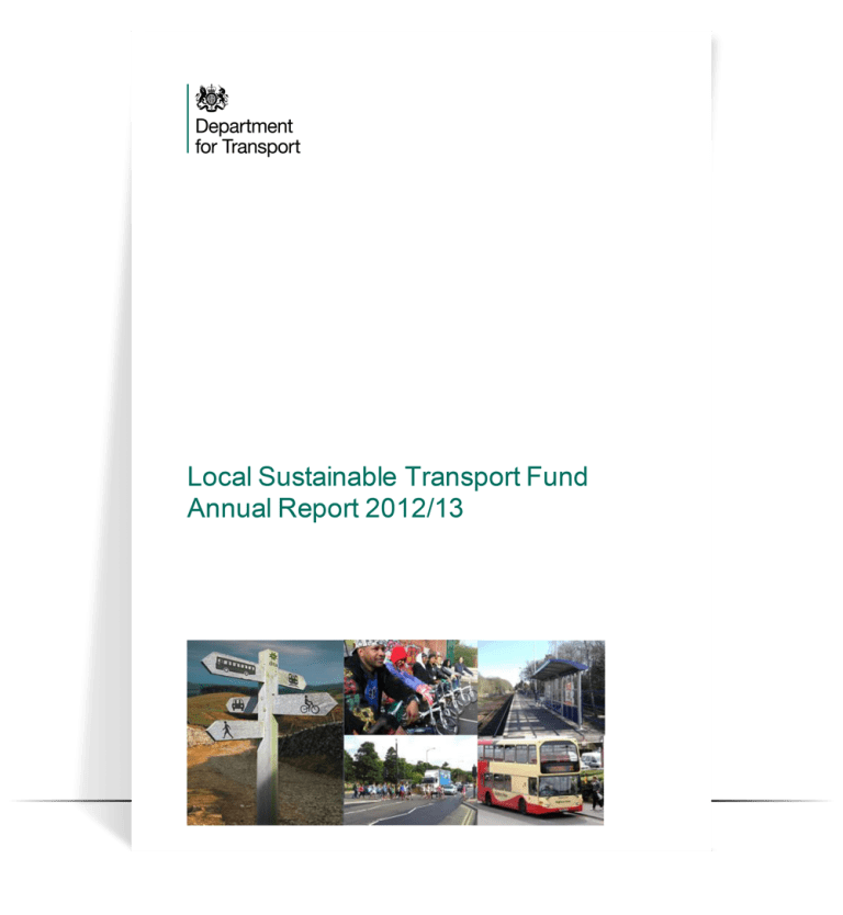 Local Sustainable Transport Fund: annual report 2012/13