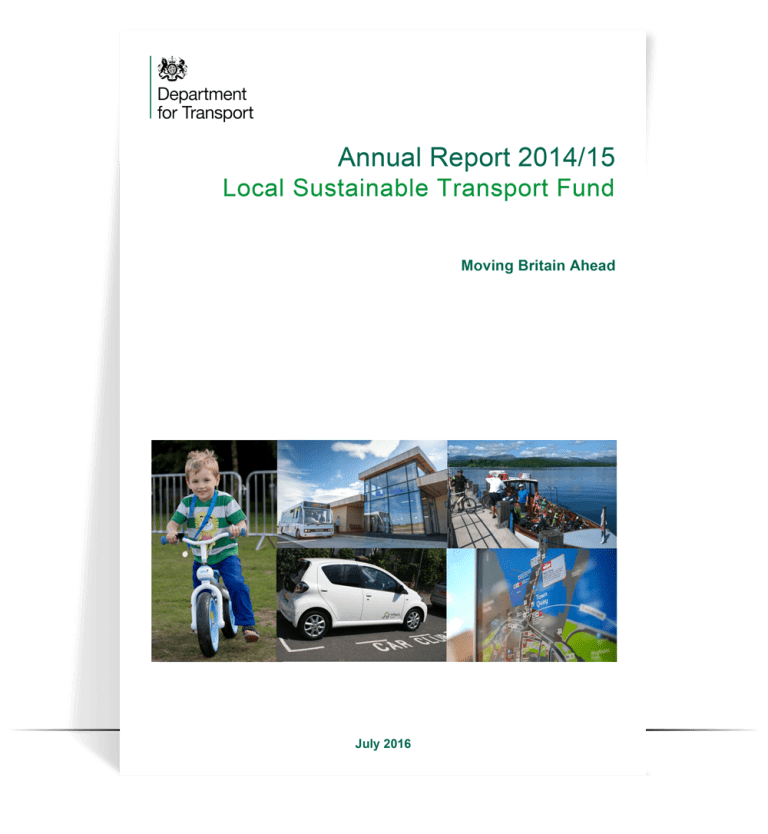Local Sustainable Transport Fund: annual report 2014/15