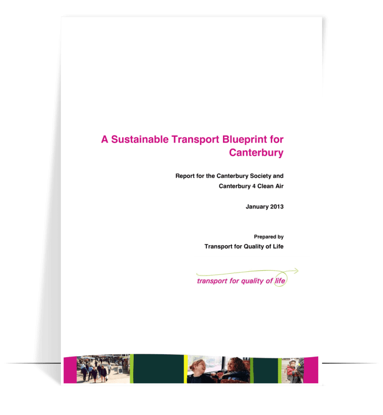 A sustainable transport blueprint for Canterbury