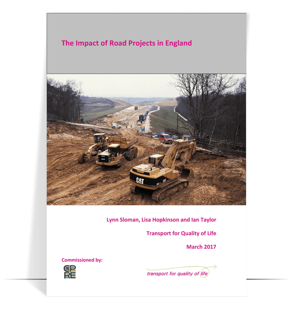 the impact of road projects in england